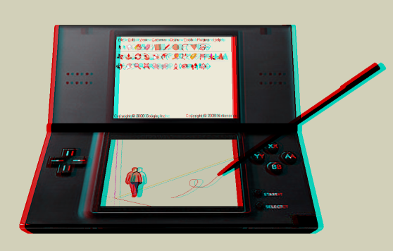 anaglyph Nintendo SketchUp