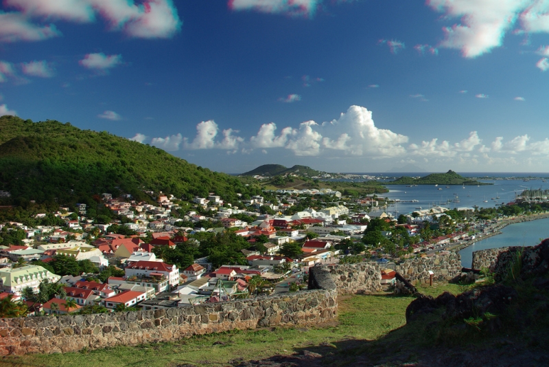 3d image for 3d glasses - 3D-image-Fort_Louis-Philipsburg-anaglyph