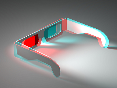 3D glasses - anaglyph